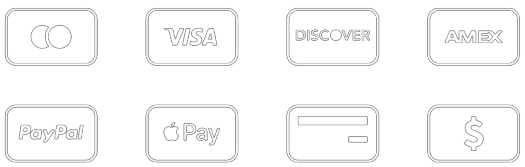 We accept checks all major credit cards