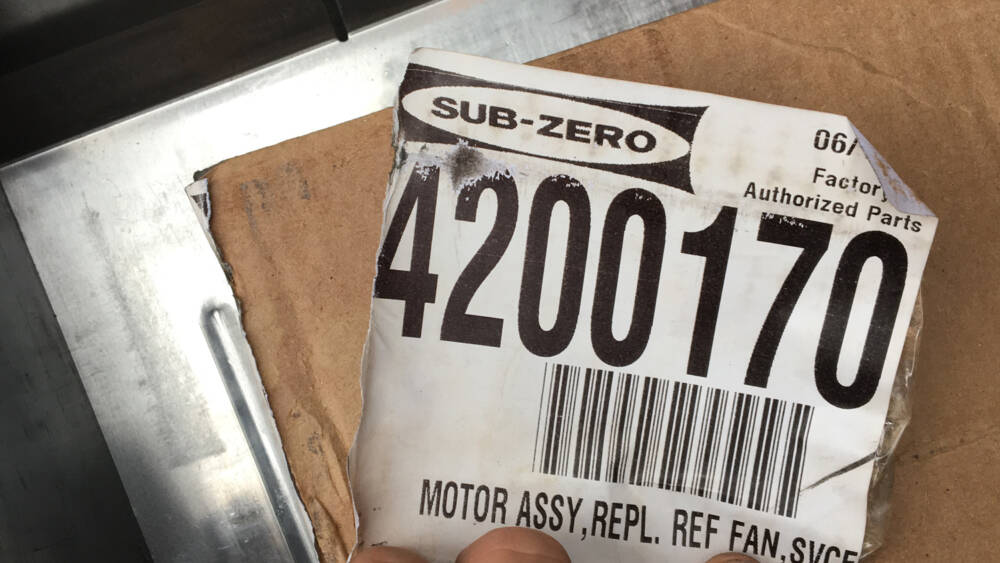 Sub zero parts morris county