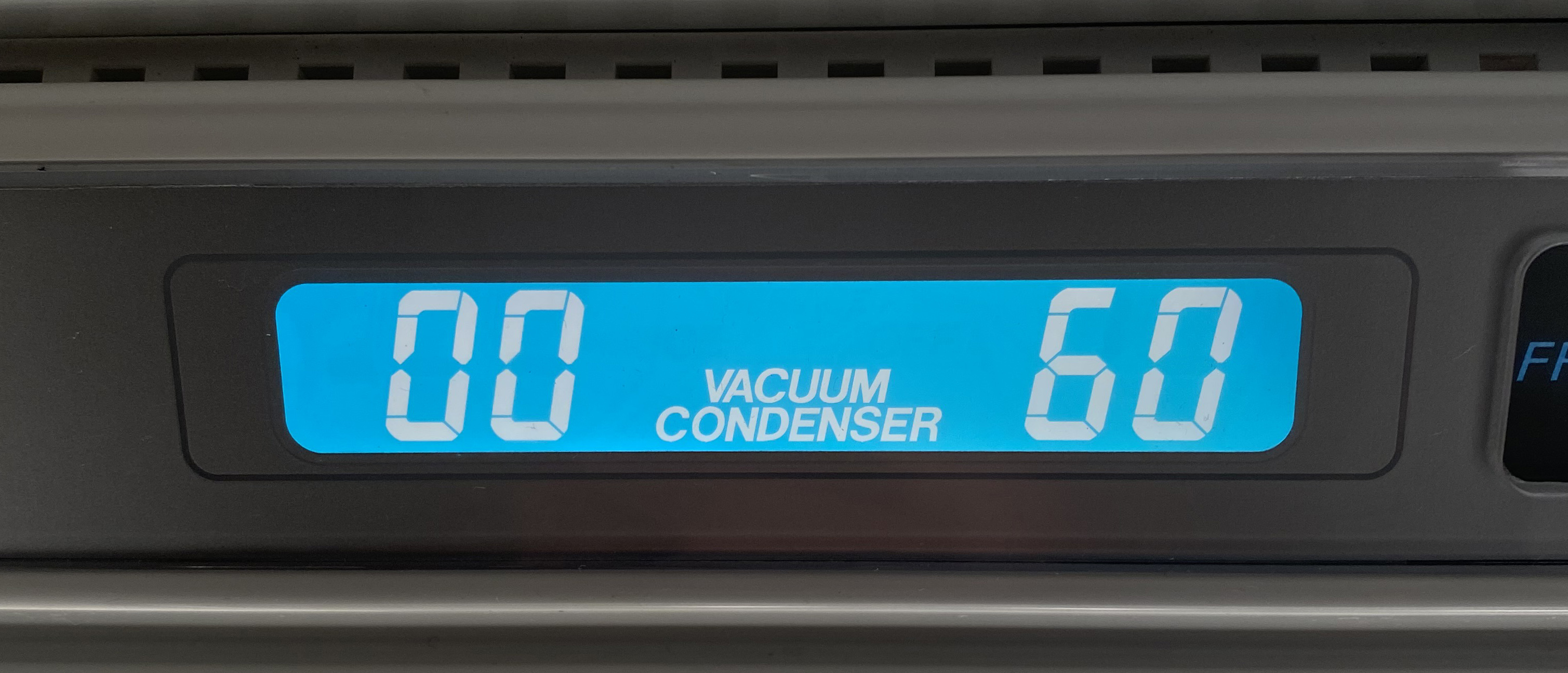 Vacuum Condenser Error Code